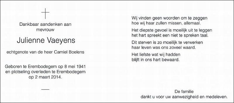 Julienne Vaeyens