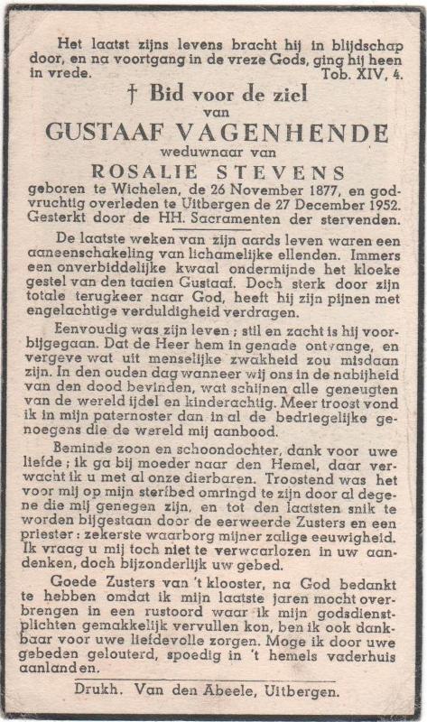 Jacobus Gustavus Vagenhende