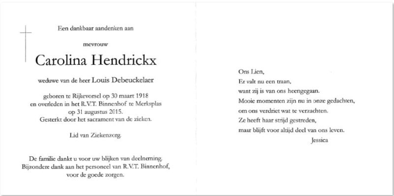 Carolina Francisca Hendrickx