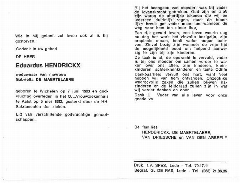 Eduardus Hendrickx