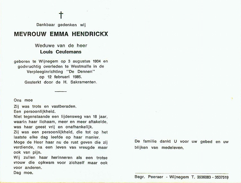 Emma Lucia Hendrickx