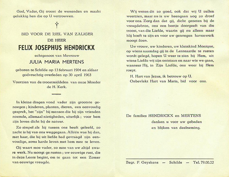 Felix Josephus Hendrickx