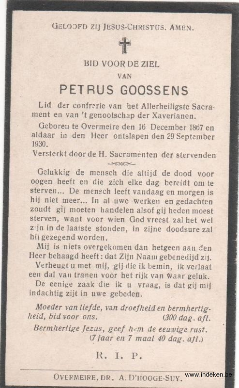 Petrus Goossens