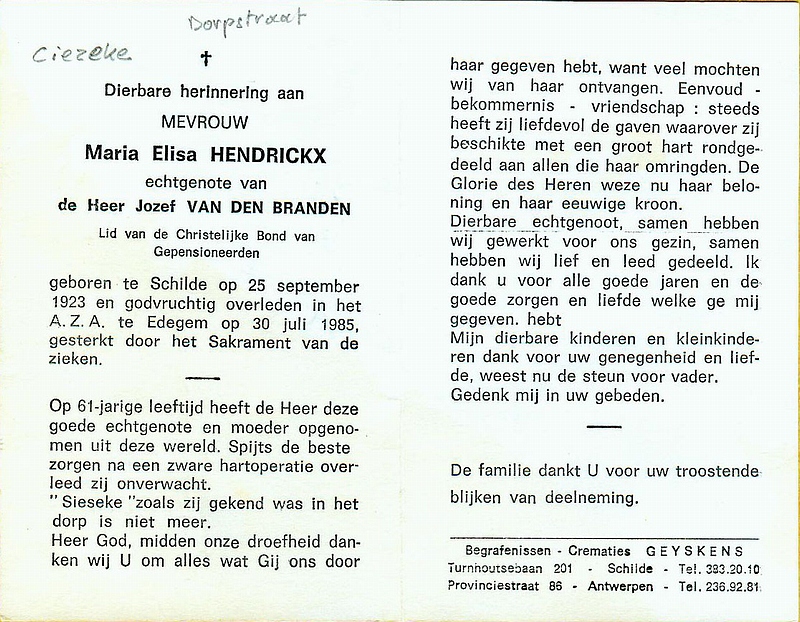 Maria Elise Hendrickx