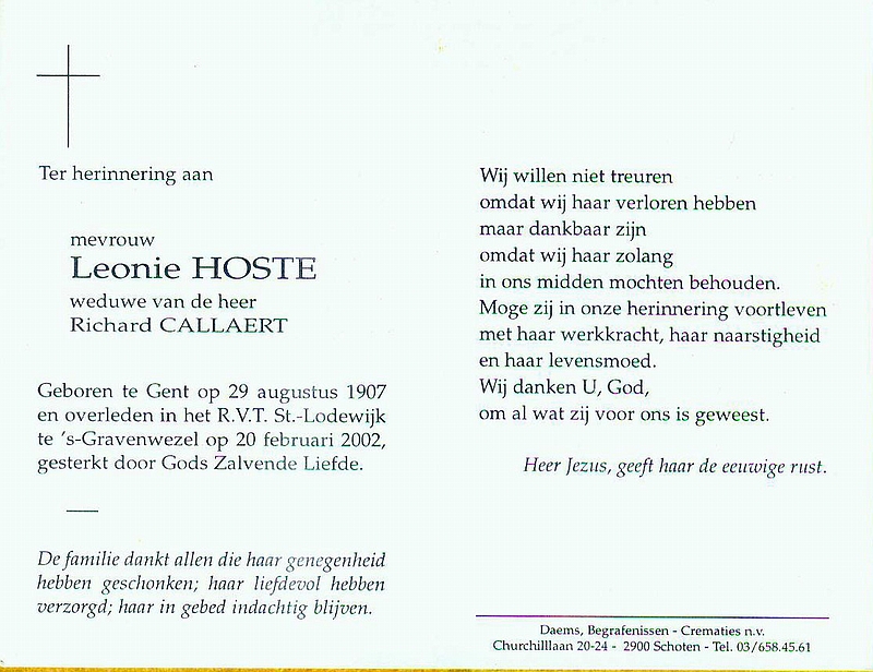 Leonie Hoste