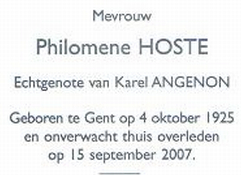 Philomene Hoste