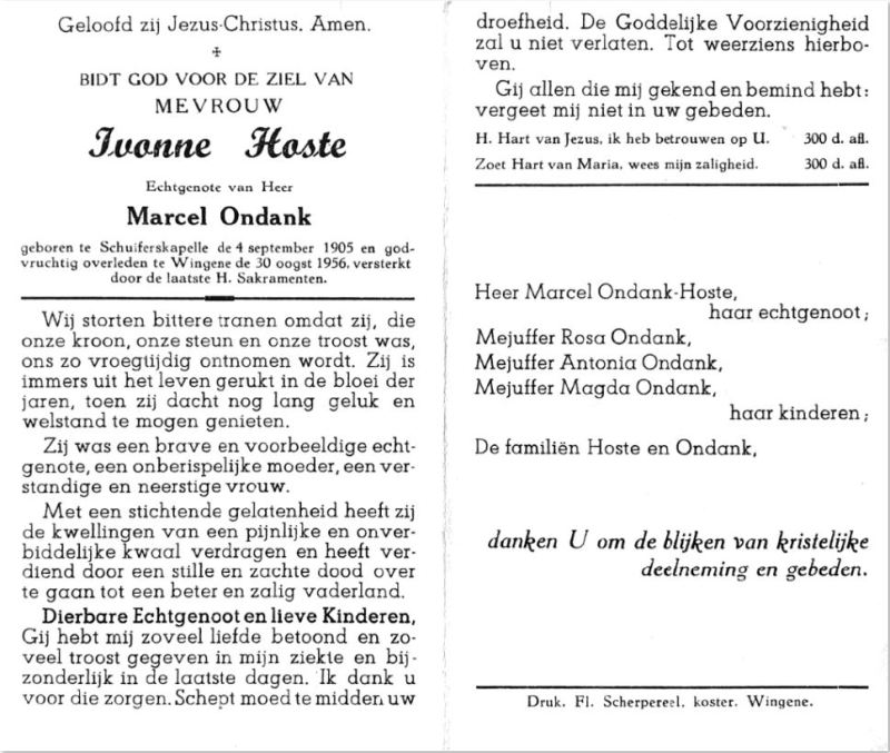 Yvonne Hoste