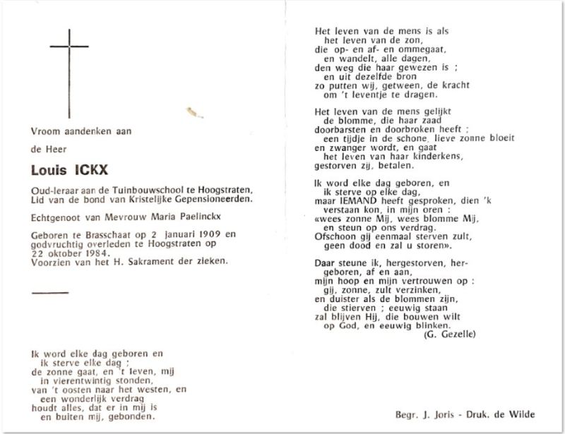 Ludovicus Jacobus Joannes Ickx
