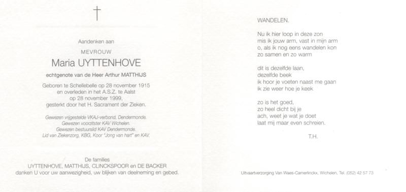 Maria Uyttenhove