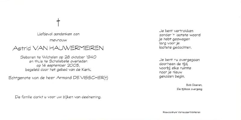 Astrid Van Hauwermeiren