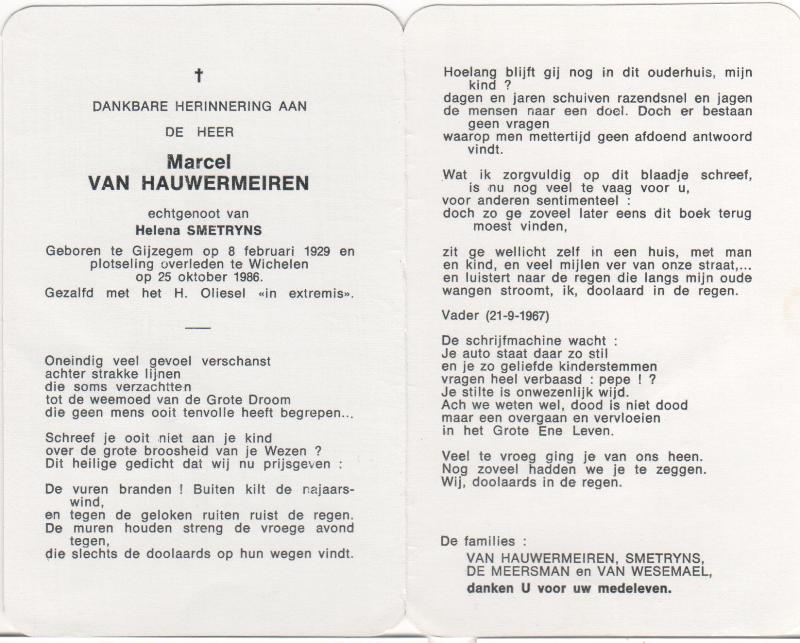 Marcel Benedictus Van Hauwermeiren