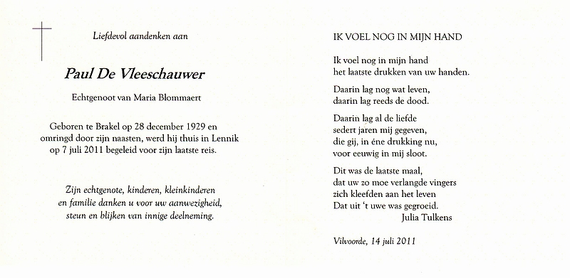 Paul De Vleeschauwer