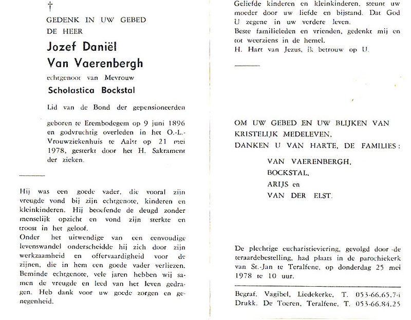 Jozef Daniel Van Vaerenbergh