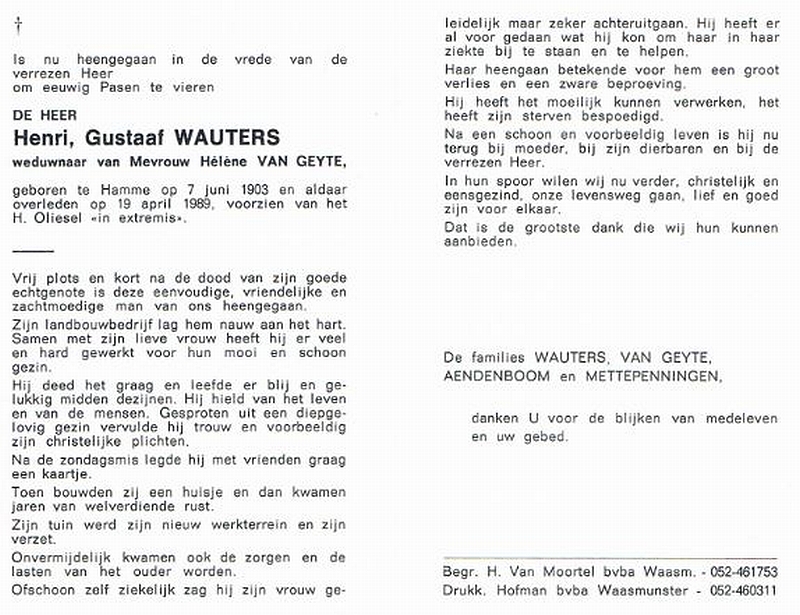 Henri Gustaaf Wauters