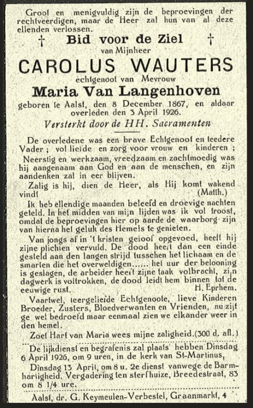 Carolus Ludovicus Wauters