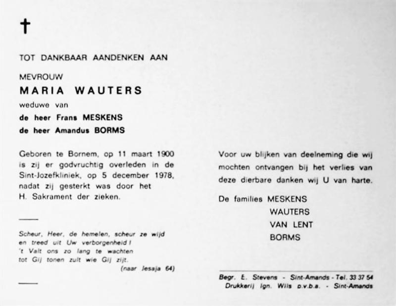 Maria wauters