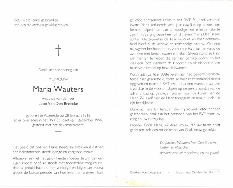Maria Josepha Wauters
