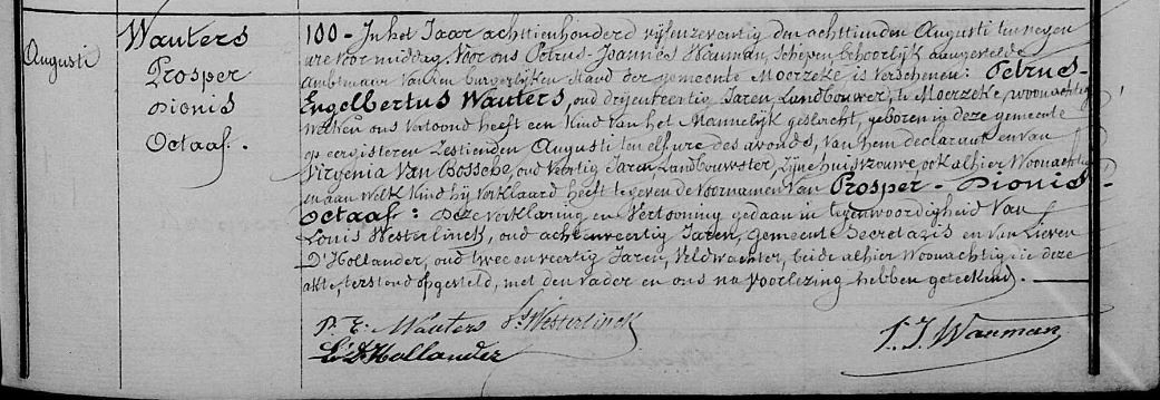 Prosper Dionisius Octaaf Wauters