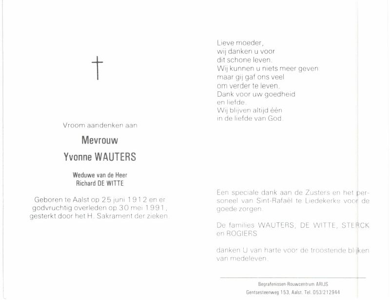 Ivonna Philomena Wauters