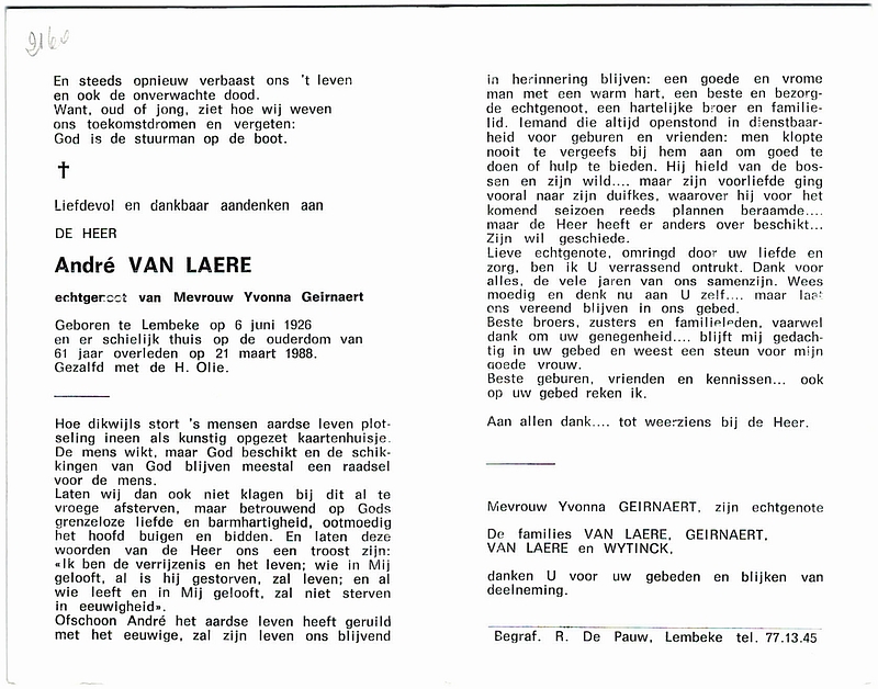 Andre Van Laere