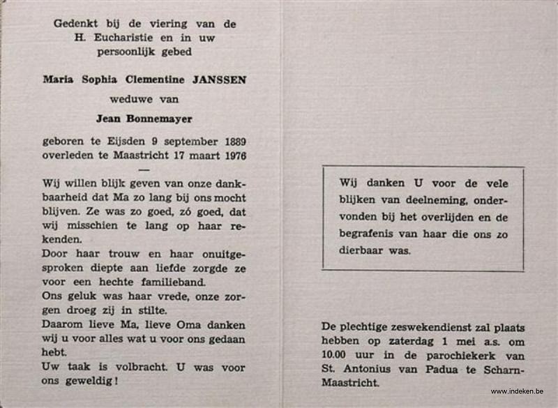 Maria Sophia Clementine Janssen