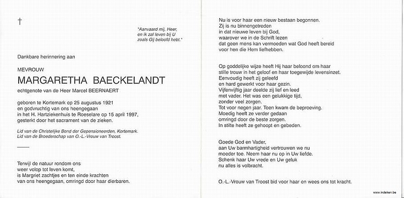 Margaretha Baeckelandt