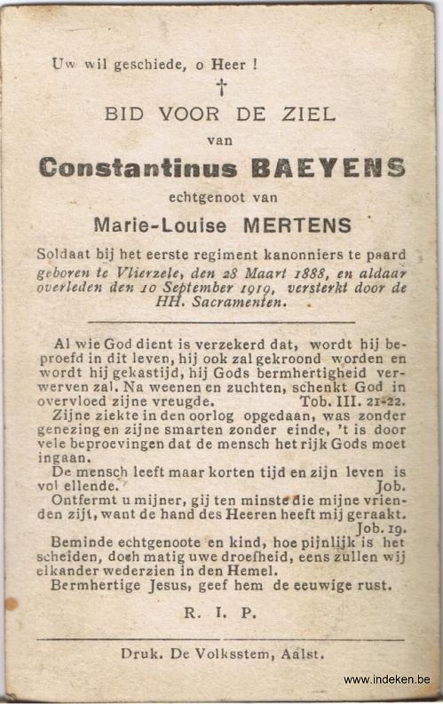 Constantinus Baeyens