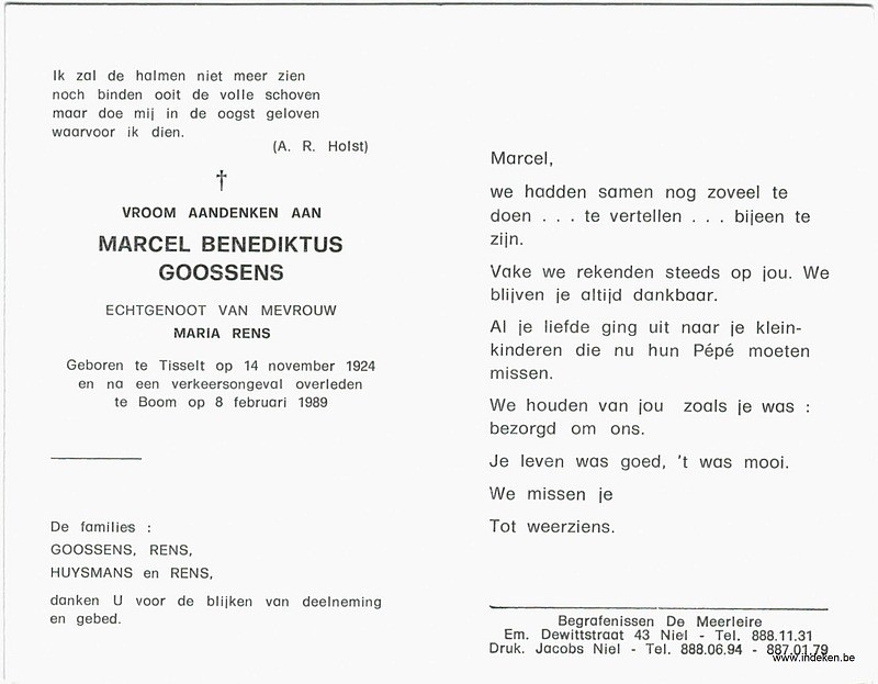 Marcel Benedictus Goossens