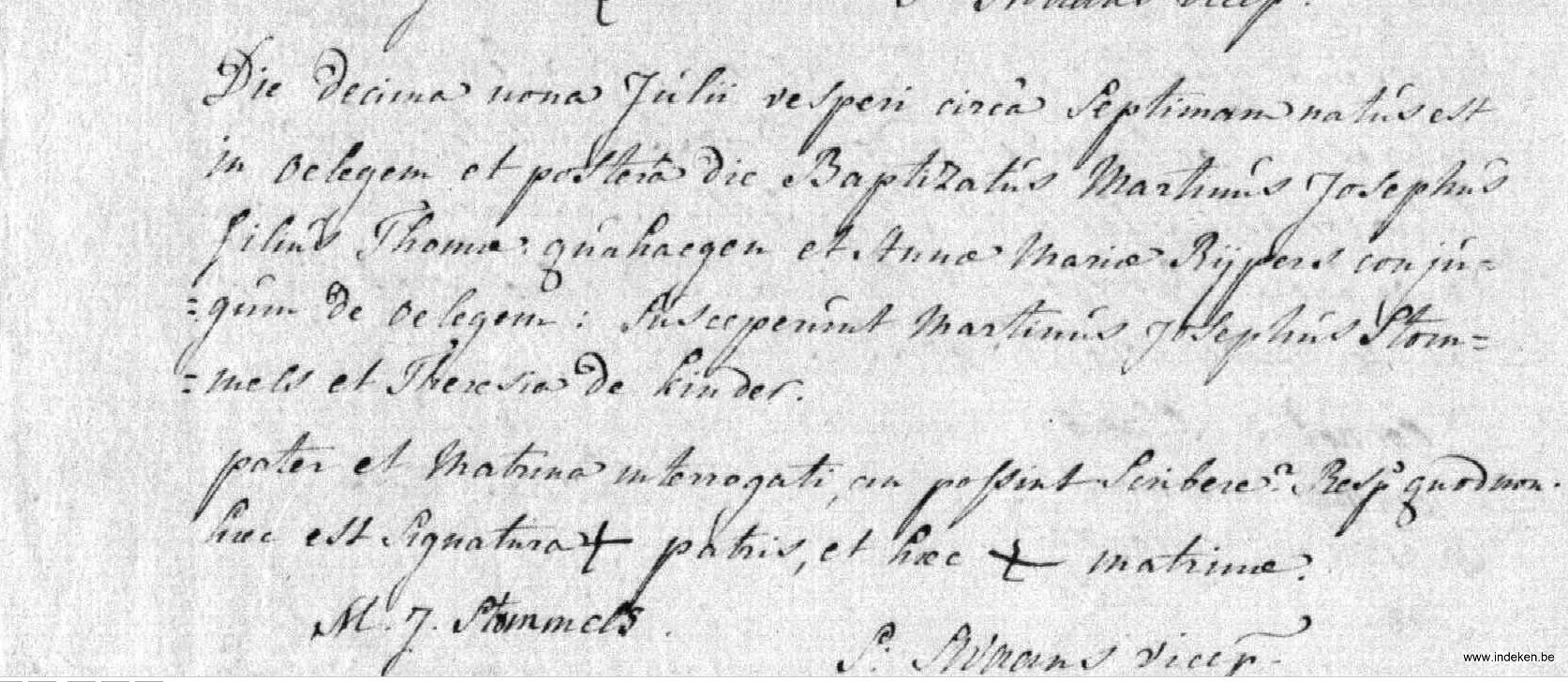 Martinus Josephus Quaeyhaegens