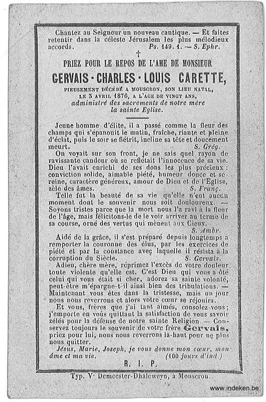 Gervais Charles Louis Carette