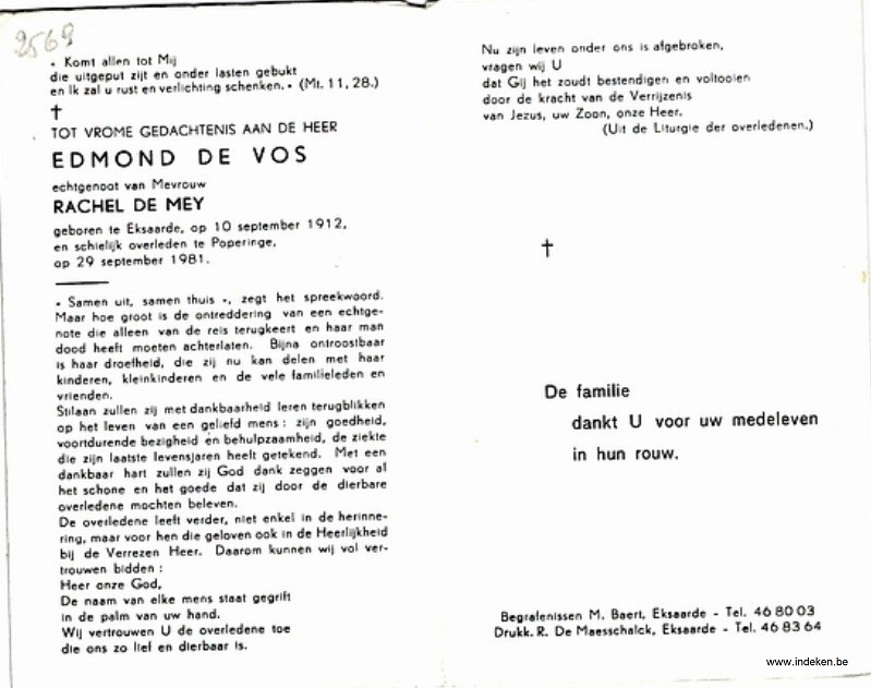 Edmond De Vos