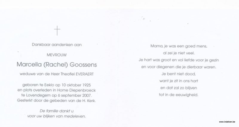 Rachel Maria Goossens
