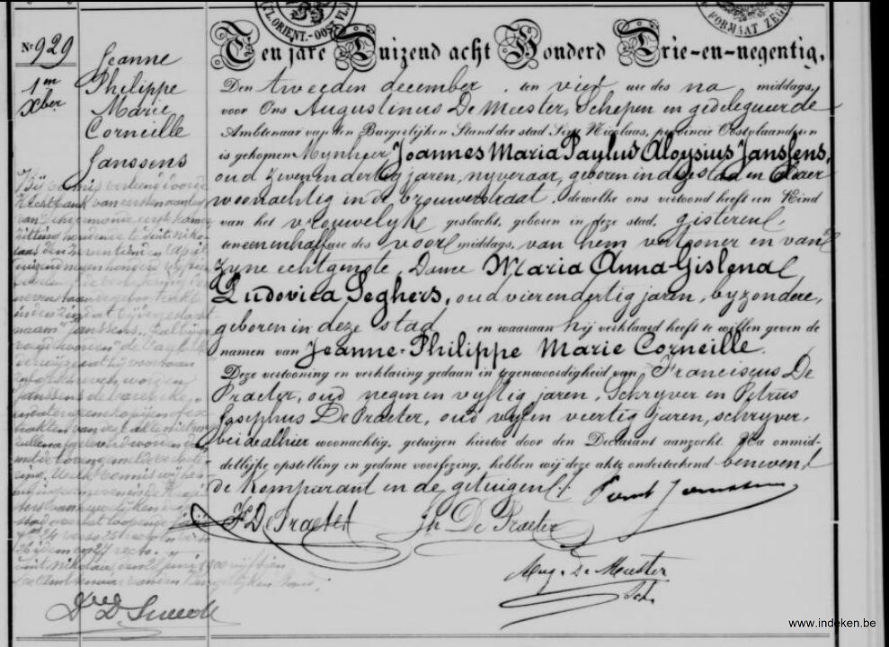 Jeanne Philippe Marie Corneille Janssens de Varebeke