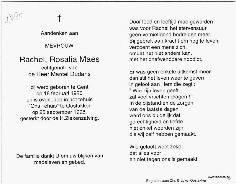 Rachel Rosalia Maes