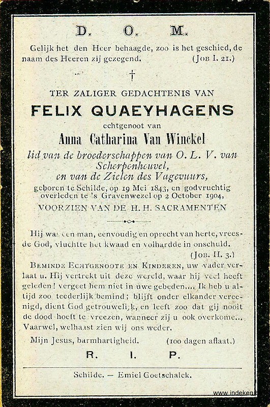 Felix Quaeyhaegens