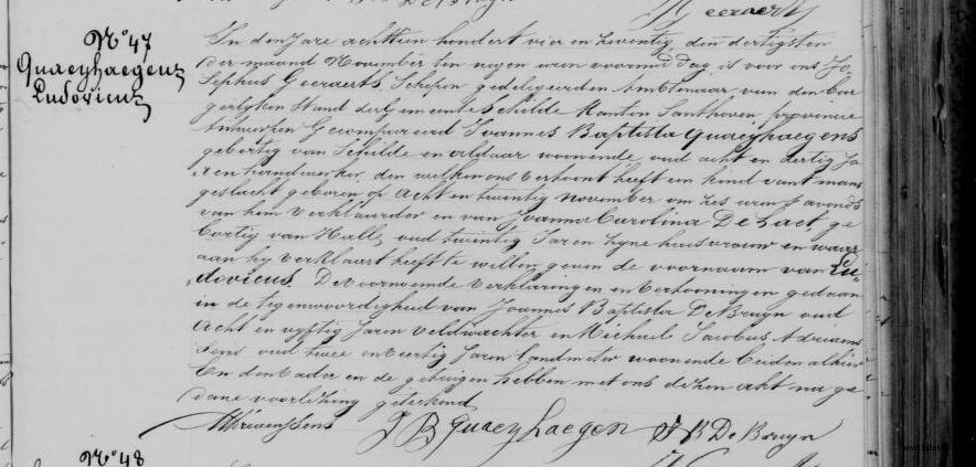 Ludovicus Quaeyhaegens