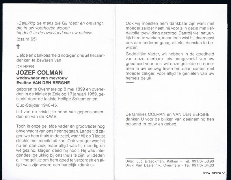 Josephus Colman