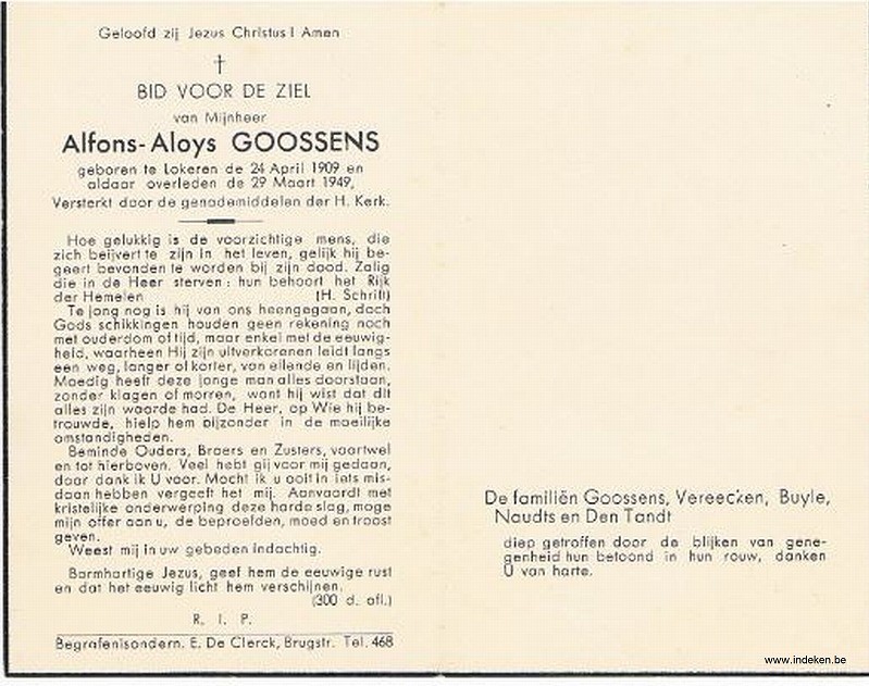 Alfons Alois Goossens