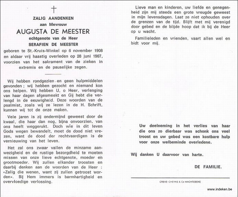 Augusta Victoria De meester