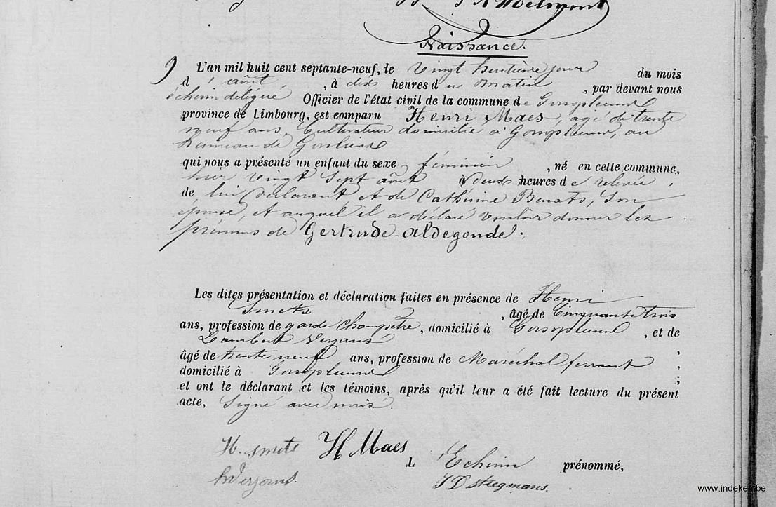 Gertrude Aldegonde Maes
