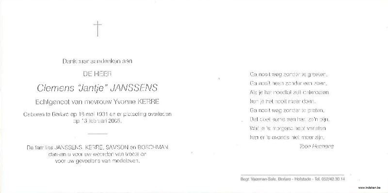 Clemens Janssens
