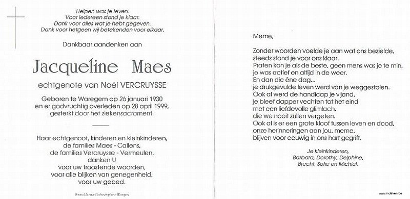 Jacqueline Maes