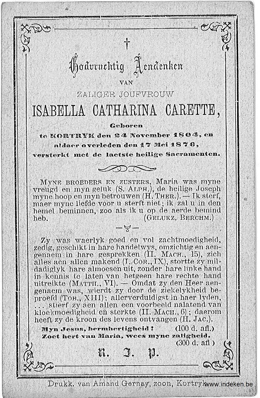 Isabella Catharina Carette