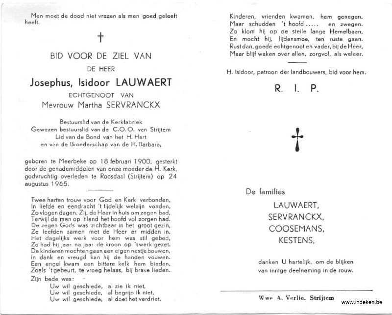 Josephus Isidoor Lauwaert