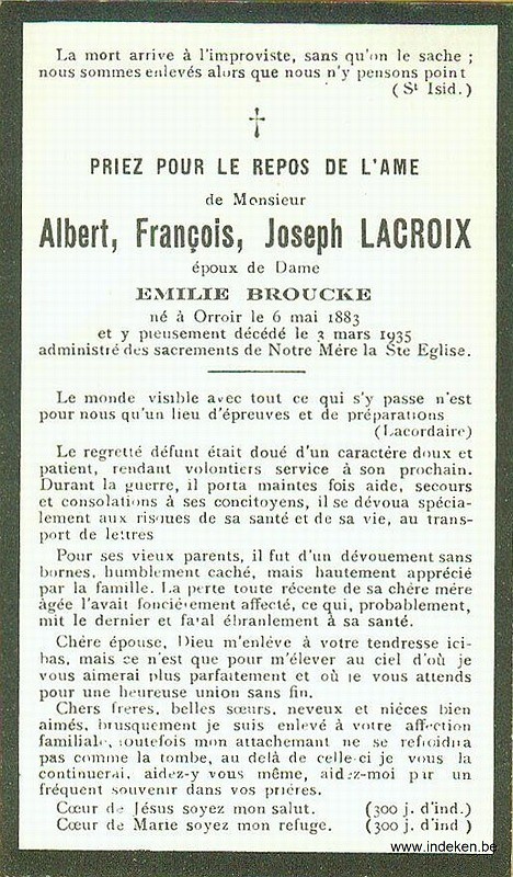 Albert Francois Joseph Lacroix
