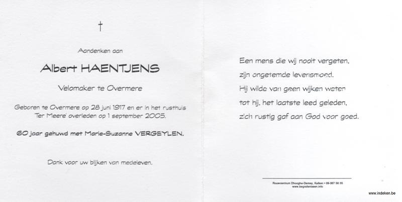 Albert Haentjens