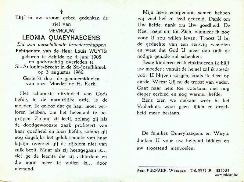 Leonia Quaeyhaegens