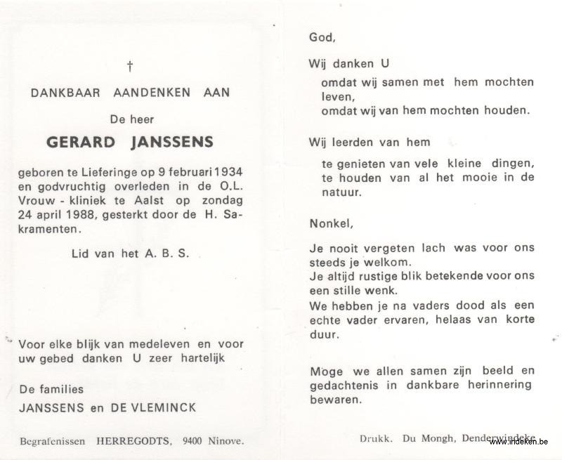 Gerard Janssens