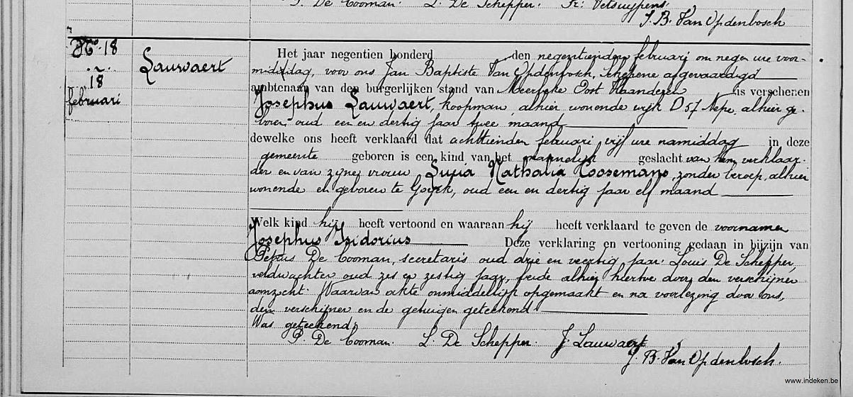 Josephus Isidoor Lauwaert