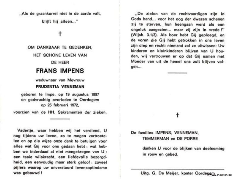 Francisscus Jozef Impens